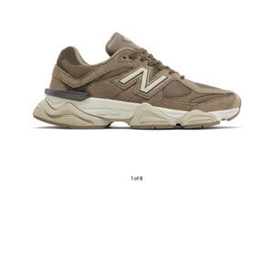 New Balance Mushroom Brown and Cream Sneakers